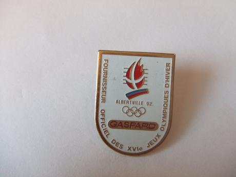 Olympische Spelen Albertville sponsor Gaspard